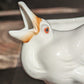 Antique 1900s Shafer Vater German Porcelain Asian Man Crane Novelty Creamer Jug