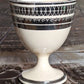 Georgian Silver Lustre Staffordshire Pottery Antique Pottery Ceramic Goblet Cup