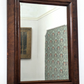 Early 19th Century English Mahogany Bevelled Wall Mirror Antique Glass 81.5 x 60