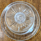 Victorian 19th Century Cut & Etched Glass Comport Tazza Pedestal Bowl Antique