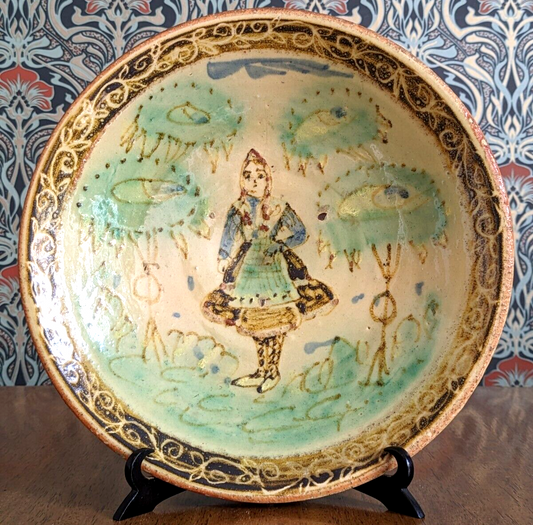 18th Century Spanish Talavera Earthenware Ceramic Majolica Antique Pottery Bowl