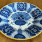 18th Century Dutch Delft De Blompot Peacock Plate Antique FaienceEarthenware A/F