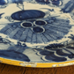 18th Century Dutch Delft De Blompot Peacock Plate Antique FaienceEarthenware A/F