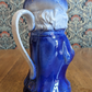 Rare Blue Toby Jug English Staffordshire Pearlware Antique Early 19th Century