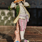 Antique German Porcelain Flute Player Antique Carl Thieme Dresden Meissen 6"