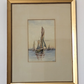 19th 20th Century Nautical Martime Sailing Ships Watercolour Painting Art Signed