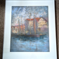 Antique Danish Pastel Drawing Edvard Saltoft 20th Century Copenhagen Vintage Art