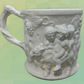 Rare Minton Antique 19th Century Parian Ware Porcelain Bacchus Tankard Mug c1835