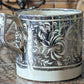 Georgian c1810 Silver Lustre Staffordshire Pearlware Antique Pottery Ceramic Mug