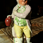 18th Century English Staffordshire Pearlware Hearty Good Fellow Toby Jug Antique