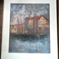 Antique Danish Pastel Drawing Edvard Saltoft 20th Century Copenhagen Vintage Art