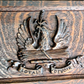 18th Century Carved Oak Panel Eagle St Andrews Church Penrith Georgian Antique