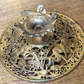 Antique Gilt Brass Mythological Classical Tazza Dish Compote Plate Coalbrookdale