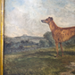 Rare Richard Whitford Victorian Prized Greyhound English Oil Painting 19th Cent