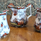 19th Century Chinoiserie Graduated Trio Masons Ironstone Pitcher Jugs Antique