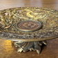 Antique Gilt Brass Mythological Classical Tazza Dish Compote Plate Coalbrookdale