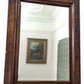 Early 19th Century English Mahogany Bevelled Wall Mirror Antique Glass 81.5 x 60