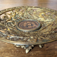 Antique Gilt Brass Mythological Classical Tazza Dish Compote Plate Coalbrookdale