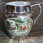 Victorian 19th Century Silver Lustre Antique Pottery Ceramic Jug Adams Tunstall