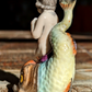 Rare 18th Century Chelsea Porcelain Dolphin Cherub Georgian Scent Perfume Bottle