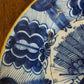 18th Century Dutch Delft De Blompot Peacock Plate Antique FaienceEarthenware A/F