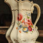 Rare Pair Victorian 19th Century English Porcelain Commemorative Memorial Jugs