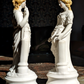 Rare Pair Victorian Parian Ware Classical Figures 19th Century Porcelain Antique