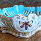 Rare 19th Century Coalport Feltspar Porcelain Pierced Dish Handpainted John Rose