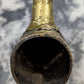 18th 19th Century Mughal Copper Brass Yak Horn-Shaped Huqqa Hookah Base Antique