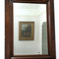 Early 19th Century English Mahogany Bevelled Wall Mirror Antique Glass 81.5 x 60