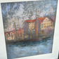 Antique Danish Pastel Drawing Edvard Saltoft 20th Century Copenhagen Vintage Art