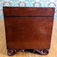 Large 19th Century Mahogany Document Work Stationery Jewellery Box Victorian