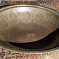 19th Century Persian Qajar Dynasty Engraved Bronze / Copper Bowl Dish Antique