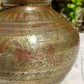 18th Century Indian Brass & Copper Ganga Jamuna Lota Holy Water Pot Vase