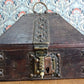 19th Century Indian Nettur Petti Jewellery Wedding Dowry Box Casket Antique Wood