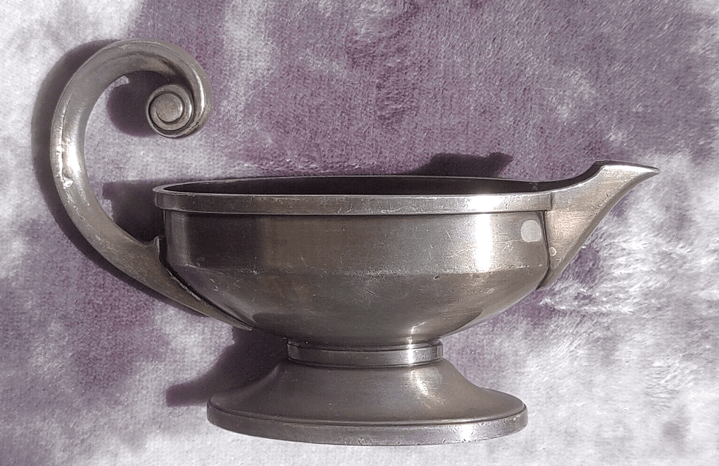 Antique Austrian Silver Plate Arthur Krupp Berndorf UAL Jug Creamer Sauce Boat - Tommy's Treasure