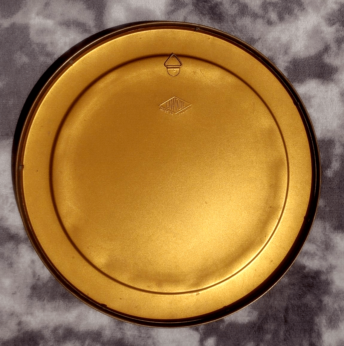Vintage 1960s Brass Linton England Round Convex Porthole Nautical Mirror - 38 cm - Tommy's Treasure