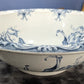 19th Century Victorian Wash Bowl Basin Alberta Colonial Antique Pottery 41 cm
