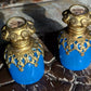 19th Century French Grand Tour Palais Royal Ormolu Glass Perfume Scent Bottles