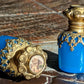 19th Century French Grand Tour Palais Royal Ormolu Glass Perfume Scent Bottles