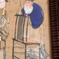 19th Century Chinese Qing Peking Opera Framed Watercolour & Ink Painting Guanyin