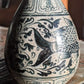 15th / 16th Century Vietnamese Annamese Blue & White Fish Vase Ceramic Porcelain