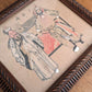 19th Century Chinese Qing Peking Opera Theatre Framed Watercolour & Ink Painting