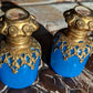 19th Century French Grand Tour Palais Royal Ormolu Glass Perfume Scent Bottles