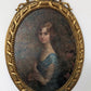 Giuseppe Duodo Italian 20th Century Woman Girl Portrait Oil Painting Art Antique