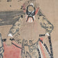 19th Century Chinese Qing Peking Opera Theatre Framed Watercolour & Ink Painting