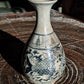 15th / 16th Century Vietnamese Annamese Blue & White Fish Vase Ceramic Porcelain