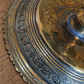 Large 19th Century Sri Lankan Ceremonial Brass Tazza Centrepiece Stand Antique