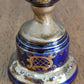 20th Century Austrian Hand Painted Cobalt Ceramic Urn Vase Antique Josef Strnact