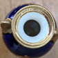 20th Century Austrian Hand Painted Cobalt Ceramic Urn Vase Antique Josef Strnact